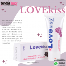 LOVEKISS LUBRICANTE SABOR A UVA.